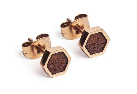 Kovové náušnice Rea Earrings Hexagon Kovové náušnice Rea Earrings Hexagon