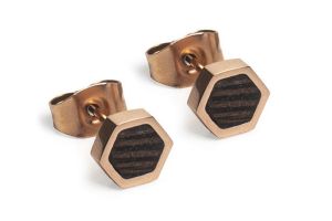 Kovové náušnice Rose Earrings Hexagon Kovové náušnice Rose Earrings Hexagon