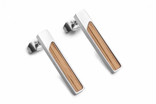 Kovové náušnice Lini Earrings Rectangle Kovové náušnice Lini Earrings Rectangle