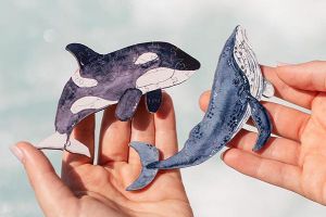 Mini dřevěné puzzle Kosatka – By Epipi Mini dřevěné puzzle Kosatka – By Epipi