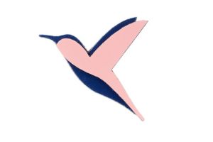 Dřevěná brož Pink Hummingbird Brooch Dřevěná brož Pink Hummingbird Brooch