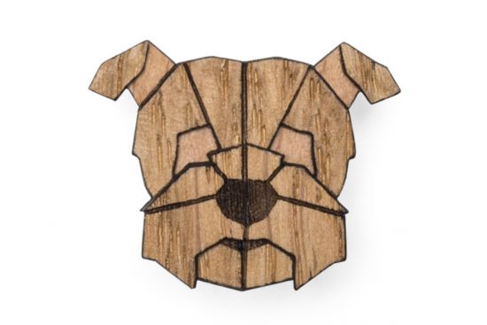 Dřevěná brož Heřman Brooch Dřevěná brož Heřman Brooch