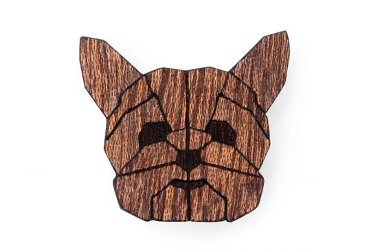 Dřevěná brož Yorkshire Brooch Dřevěná brož Yorkshire Brooch