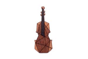 Dřevěná brož Violin Brooch Dřevěná brož Violin Brooch