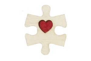 Dřevěná brož Puzzle 2 Brooch Dřevěná brož Puzzle 2 Brooch