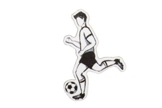 Dřevěná brož Fotbalista Dřevěná brož Fotbalista