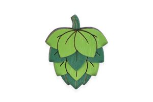 Dřevěná brož Hops Brooch Dřevěná brož Hops Brooch