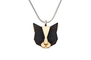 Dřevěný přívěsek Black Cat Pendant Dřevěný přívěsek Black Cat Pendant