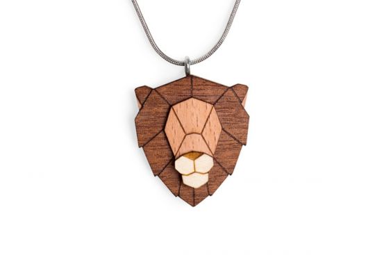 Dřevěný přívěsek Lion Pendant Dřevěný přívěsek Lion Pendant